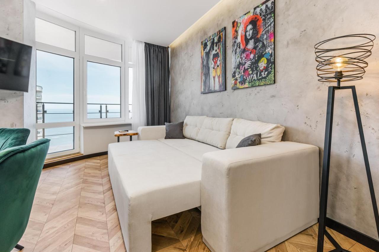Pearl 45 Fantastic Design Sea View Apartment Odessa Exteriör bild
