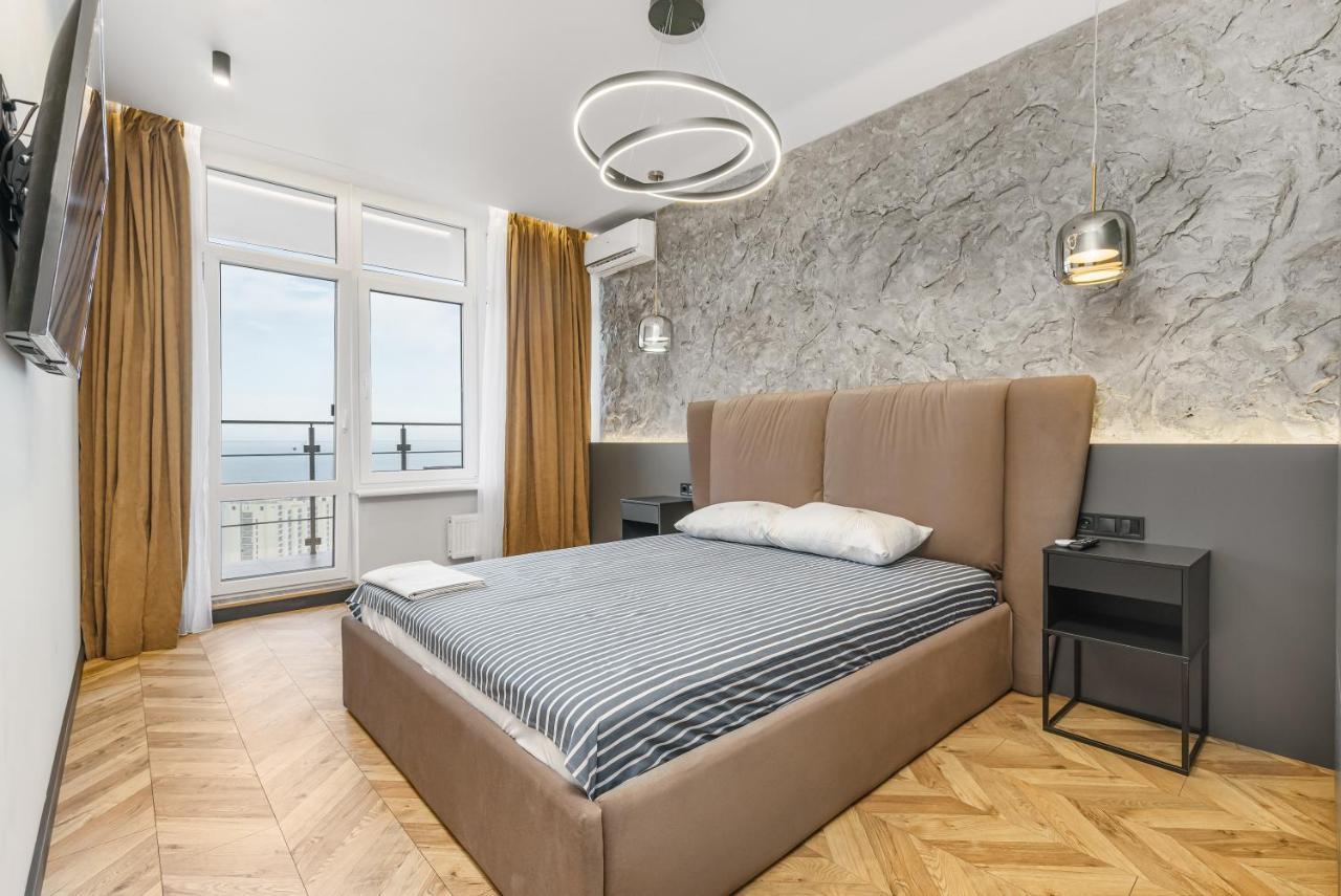 Pearl 45 Fantastic Design Sea View Apartment Odessa Exteriör bild