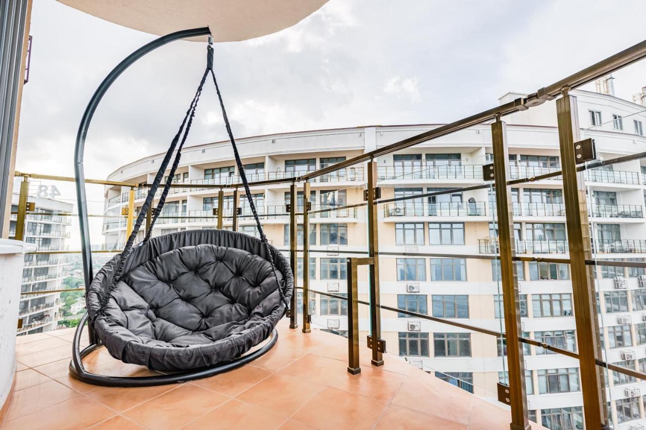 Pearl 45 Fantastic Design Sea View Apartment Odessa Exteriör bild